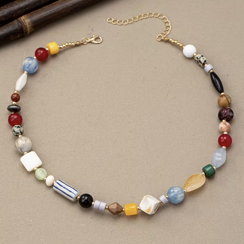 [MAM-NEC-002-PI1] Collar Pop - piedras varias