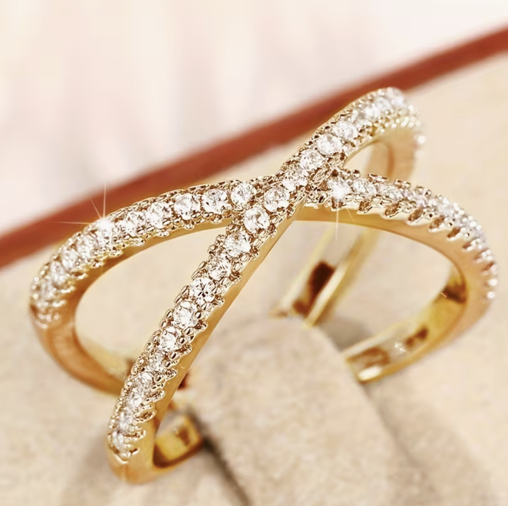 Anillo Cristales - Classic Shine (gold)