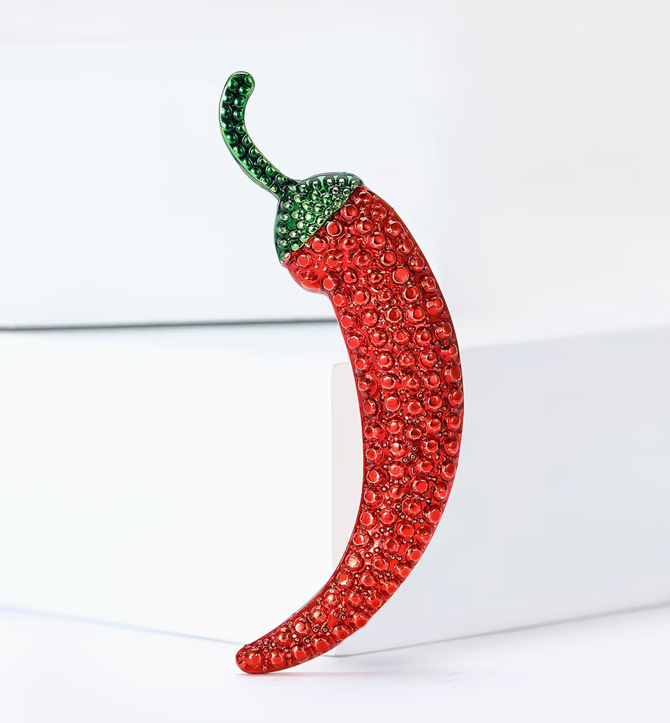 Broche Hot Spice - Jalapeño (Rojo)