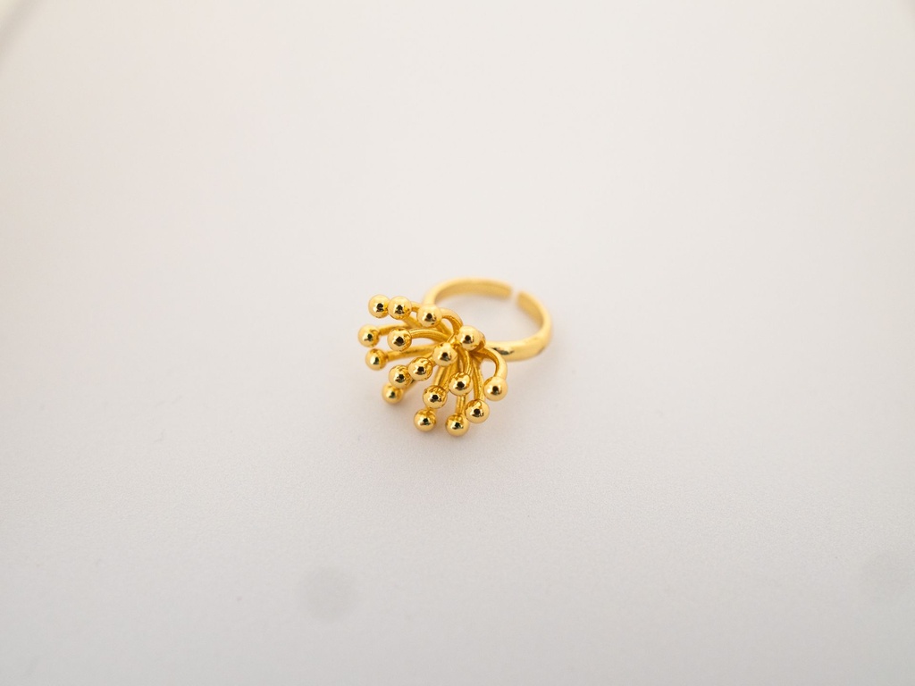 Anillo Bouquet Stainless Steel Dorado