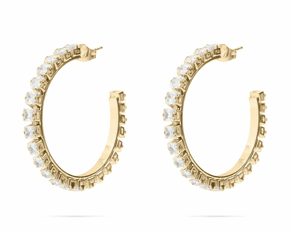 [ERJ0125-Gold] Argollas CZ Stone