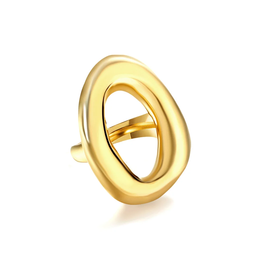 Anillo Round Hollow Ring