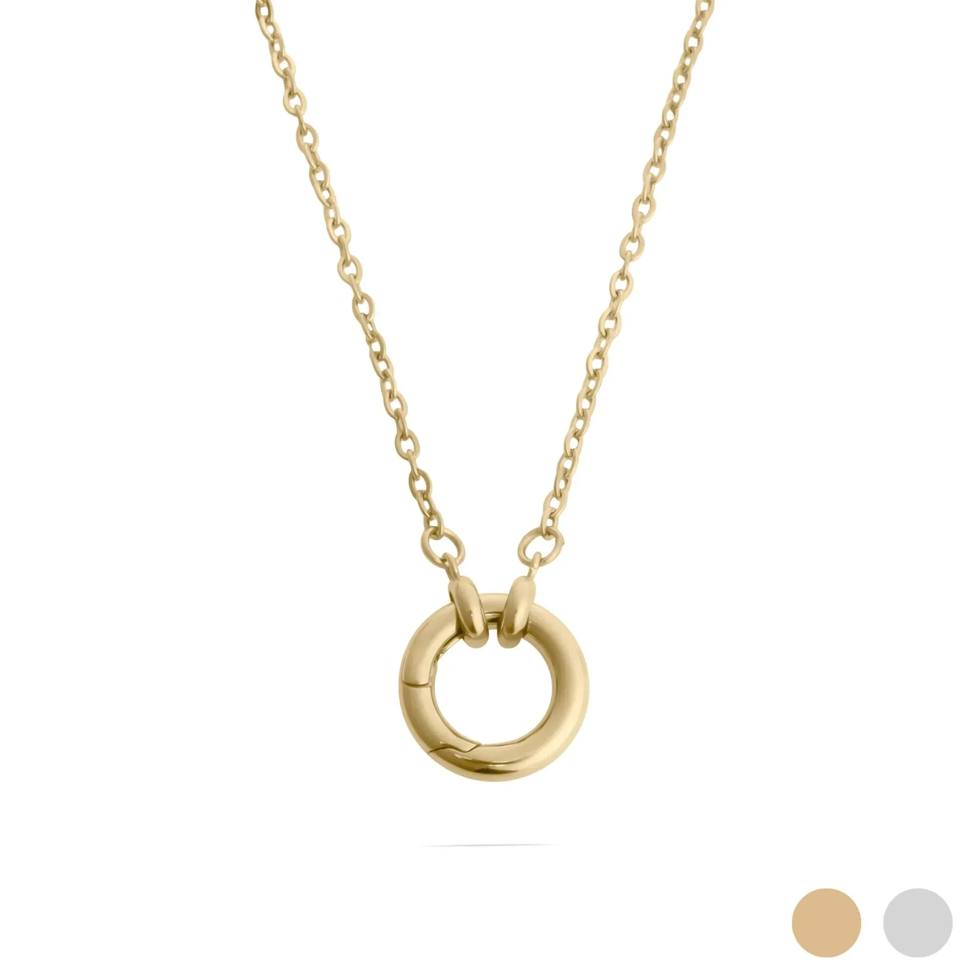 Loop Chain Charm Holder (gold)