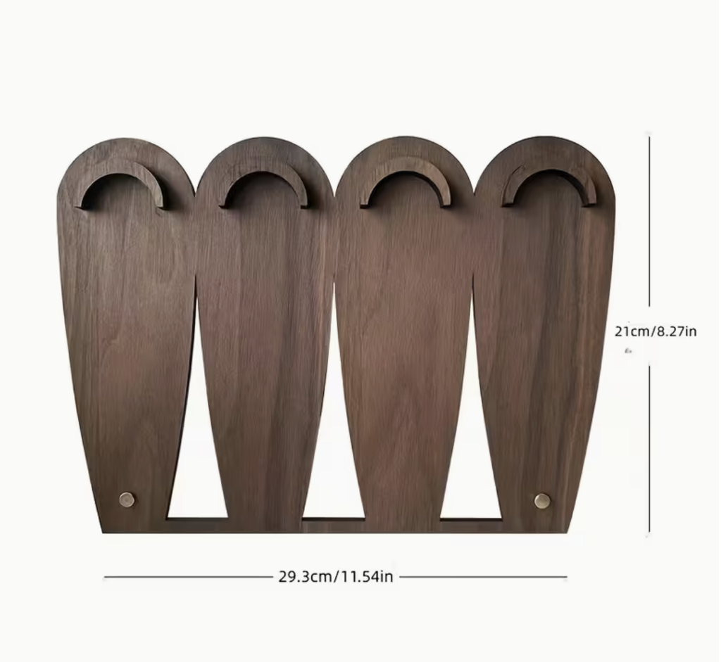 Display collares marron - Wood Look