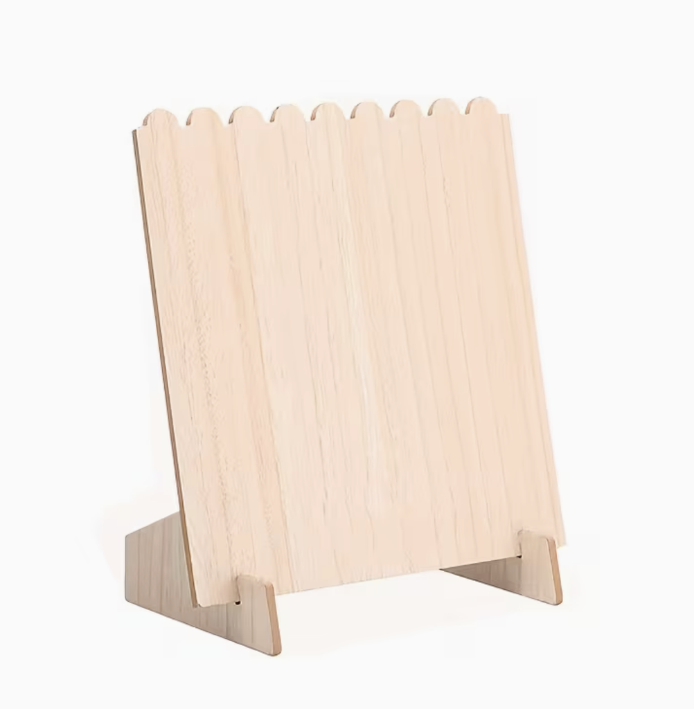 Organizador plano madera collares