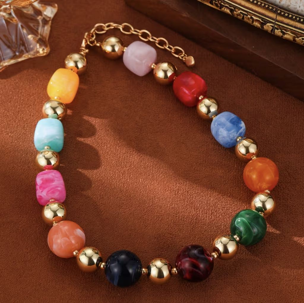 Collar multicolor verano - Resina resistente
